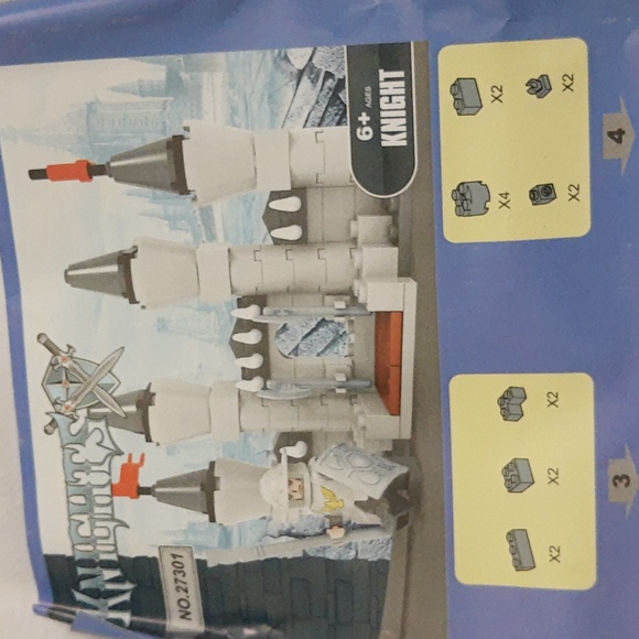 Building Bricks Set Knights Guarding Castle Mini Figures 90 Pcs Lego Compatible - Picture 10 of 12